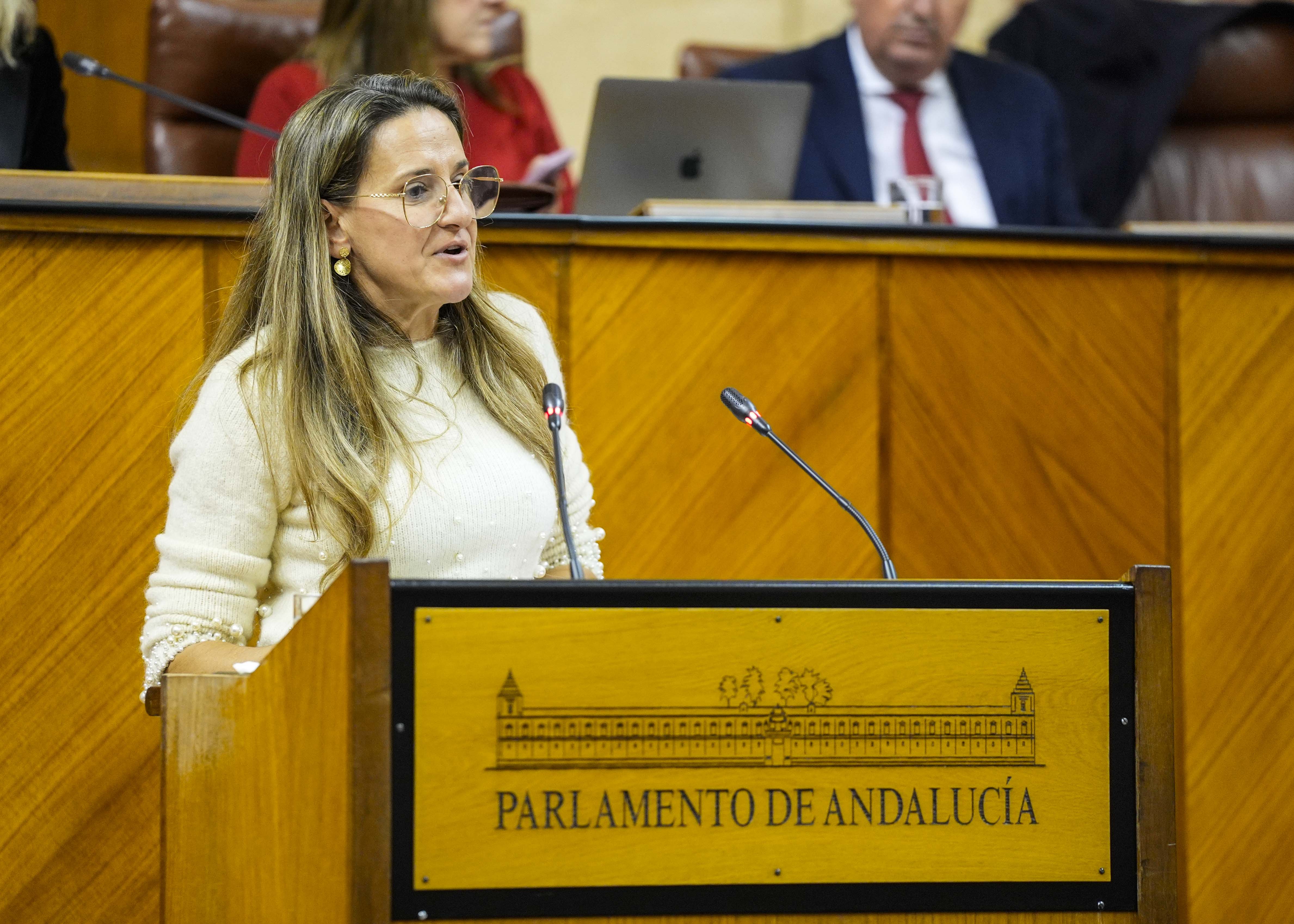    Por el Grupo Parlamentario Vox toma la palabra su diputada Montserrat Cervantes 