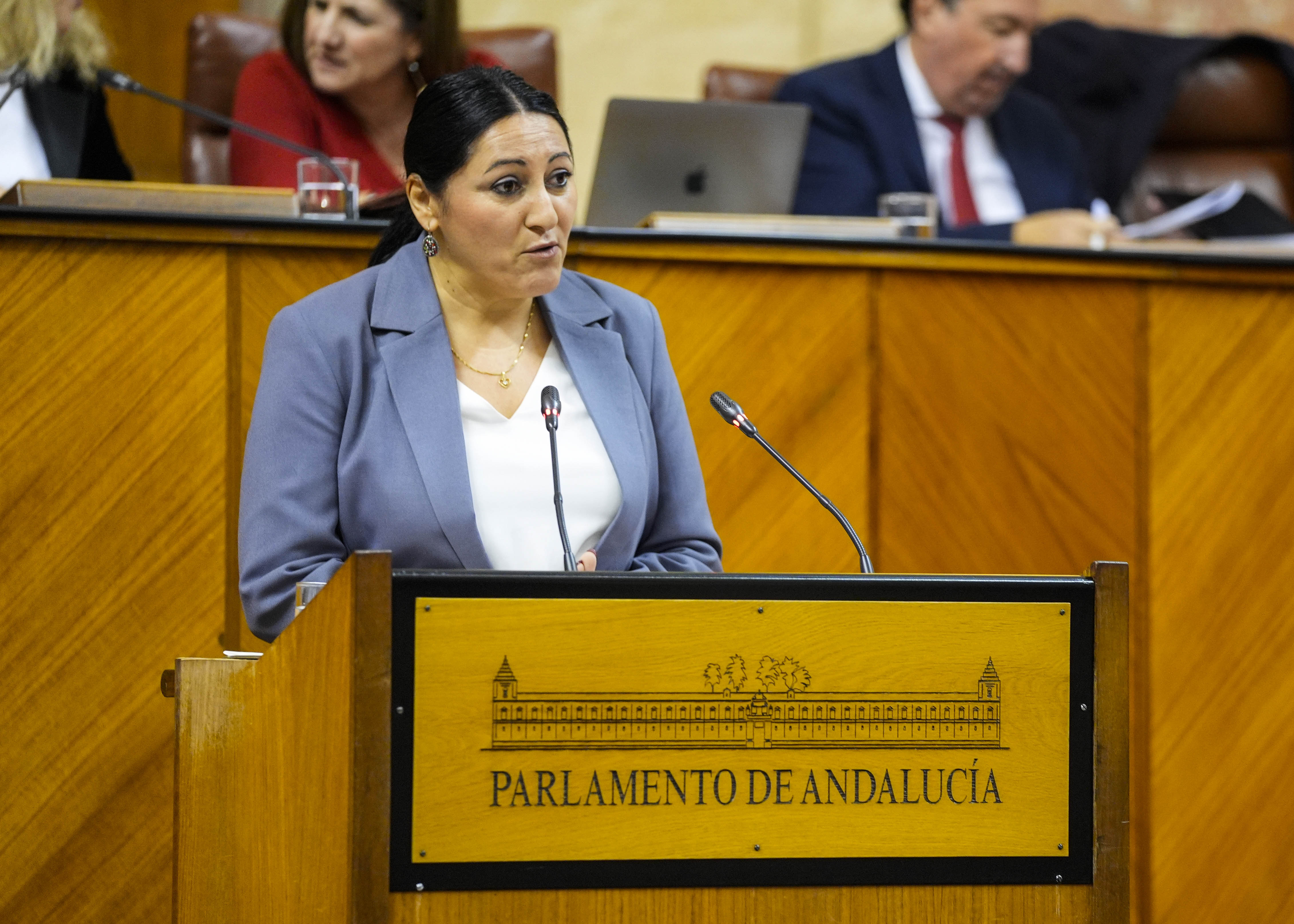  Alejandra Durn, de Por Andaluca, toma la palabra en el debate de presupuestos