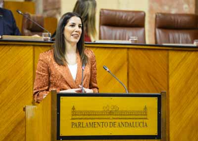 Purificacin Fernndez, del G.P. Vox en Andaluca, interviene en el debate 