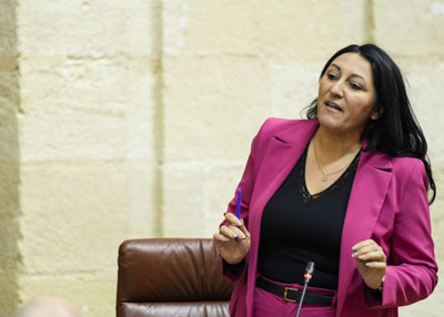  La portavoz adjunta del Grupo Por Andaluca, Alejandra Durn, pregunta sobre el personal tcnico de integracin social en Andaluca 