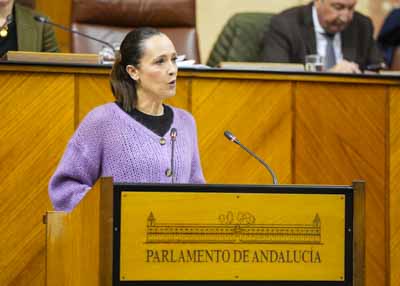  Mara Isabel Lozano, portavoz adjunta del G.P. Popular, defiende una proposicin no de ley relativa a las reivindicaciones al Gobierno de Espaa para paliar los negativos efectos del nuevo programa de asistencia material bsica en la poblacin andaluza vulnerable  