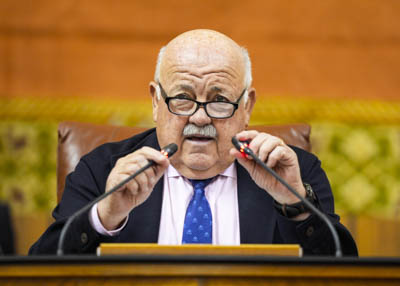 Jess Aguirre, presidente del Parlamento de Andaluca, da inicio a la sesin plenaria 