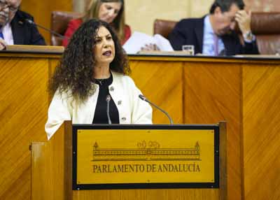 Por el Grupo Vox en Andaluca la diputada Ana Mara Ruiz interviene en el debate de toma en consideracin de la proposicin de ley 