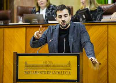 Jos Manuel Gmez, del Grupo Por Andaluca, interviene en el debate de convalidacin o derogacin del decreto ley 