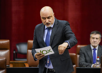Ricardo Lpez, portavoz adjunto del Grupo Vox, expresa el parecer de su grupo parlamentario en relacin al decreto ley 
