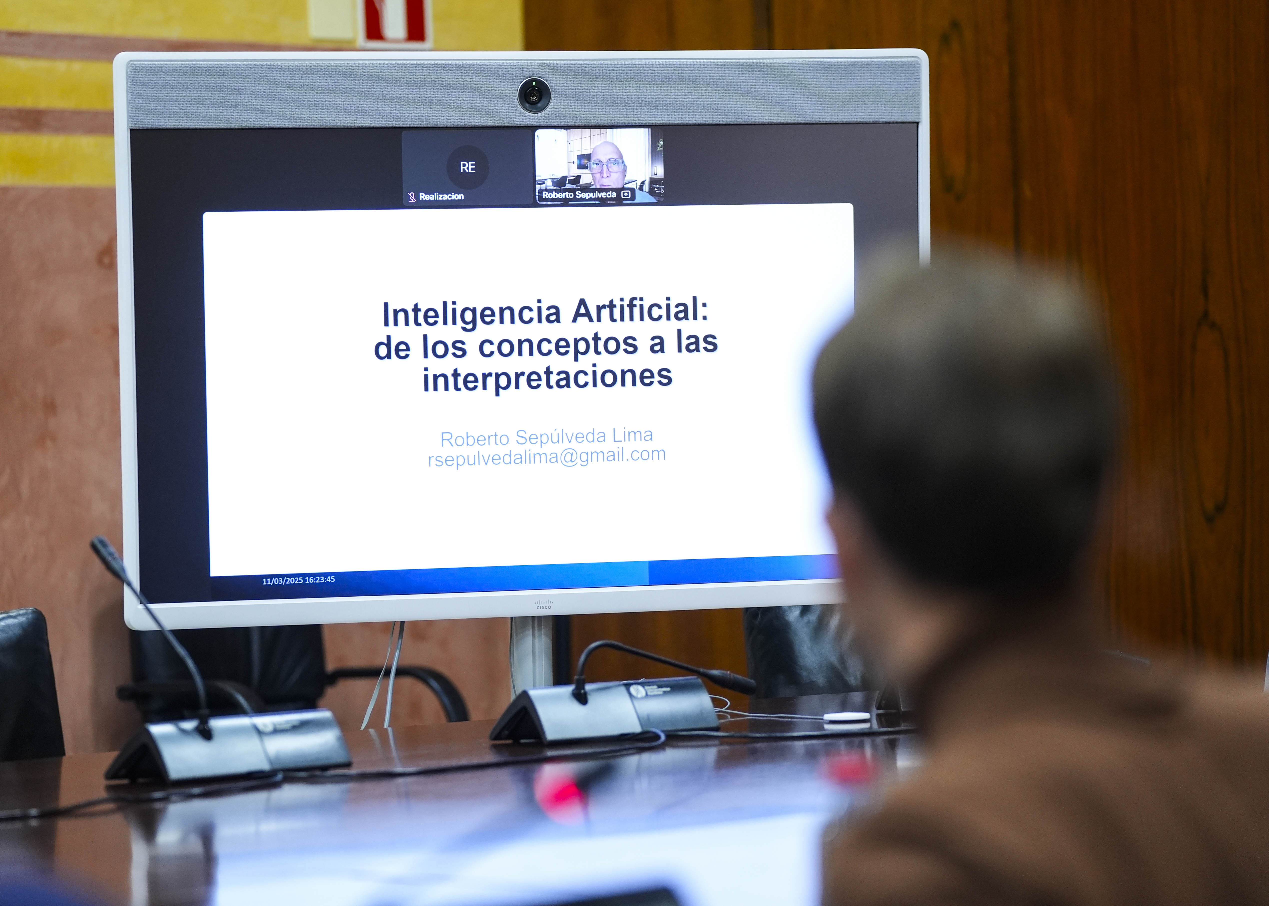  Roberto Sep�veda, profesor titular de Ingenier�a Inform�tica e investigador en Ciberseguridad e Inteligencia Artificial, ha comparecido telem�ticamente