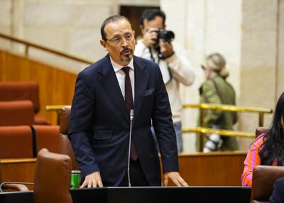 Por el Grupo Popular, Fernando Arcadio Egea pregunta sobre la competitividad y la innovación turística al consejero de Turismo y Andalucía Exterior 