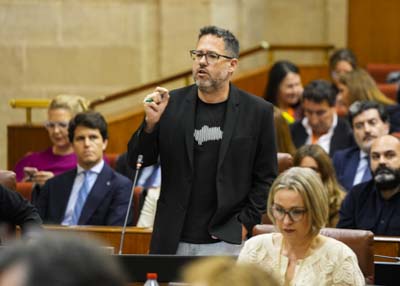 José Ignacio García, portavoz del G.P. Mixto-Adelante Andalucía, pregunta al presidente sobre la situación de la sanidad en Andalucía 