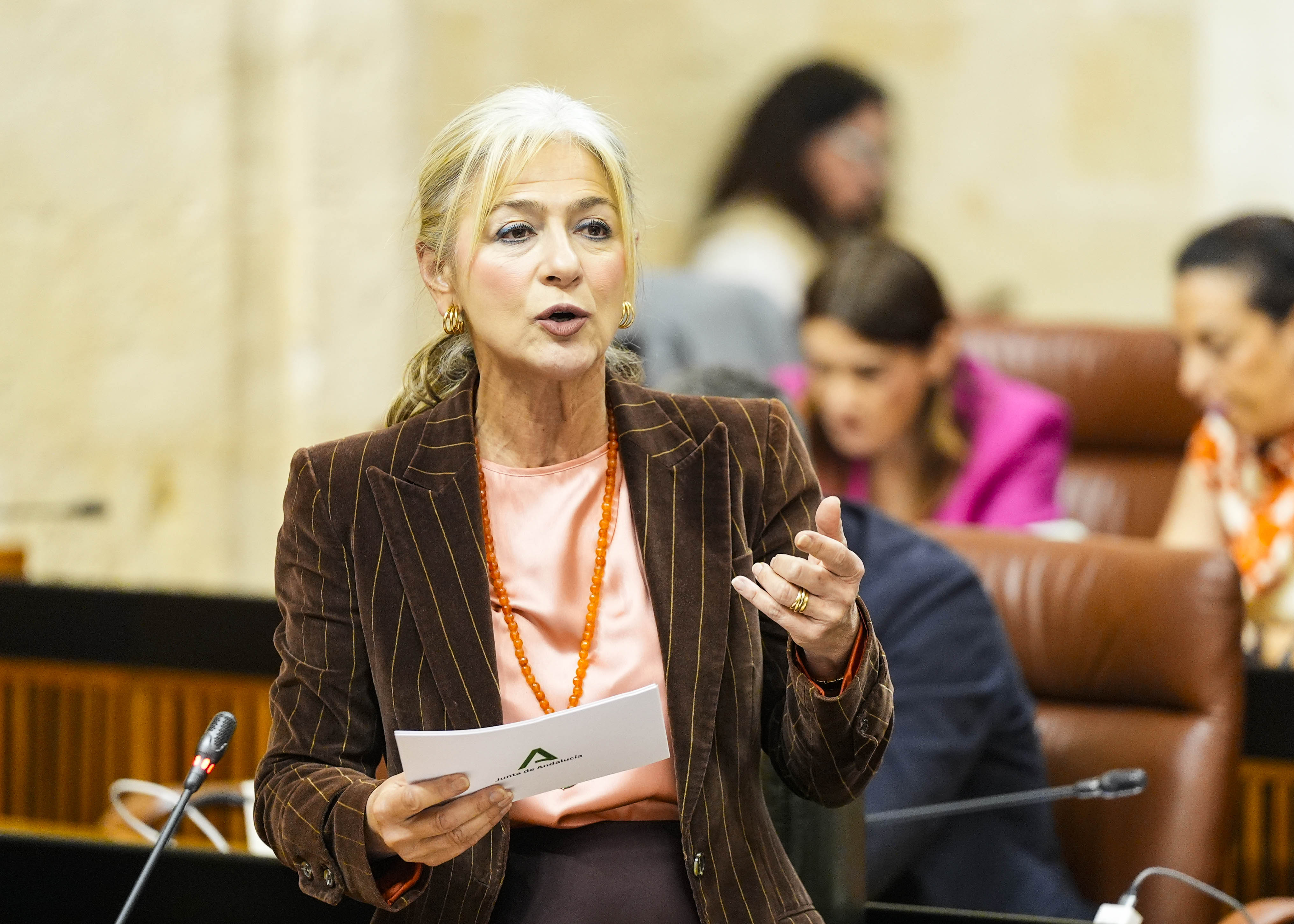 La consejera de Cultura y Deporte, Patricia del Pozo, le responde 