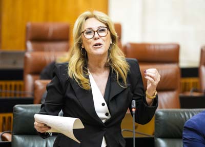 Carolina Espaa, consejera de Economa, Hacienda y Fondos Europeos, responde a la cuestin 