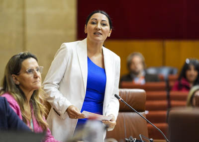 Alejandra Durn, portavoz adjunta del G.P. Por Andaluca, se interesa por la Ley 4/2023, de 18 de abril, Andaluza del Flamenco 