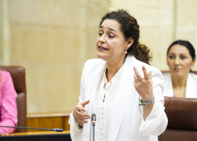 La portavoz del G.P. Por Andaluca, Inmaculada Nieto, pregunta al presidente de la Junta sobre la escucha y el dilogo en la accin del Gobierno 