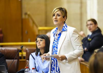 A propuesta del Grupo Popular, Mara Jos Escarcena pregunta sobre los avances en Administracin de Justicia de la Junta de Andaluca 
