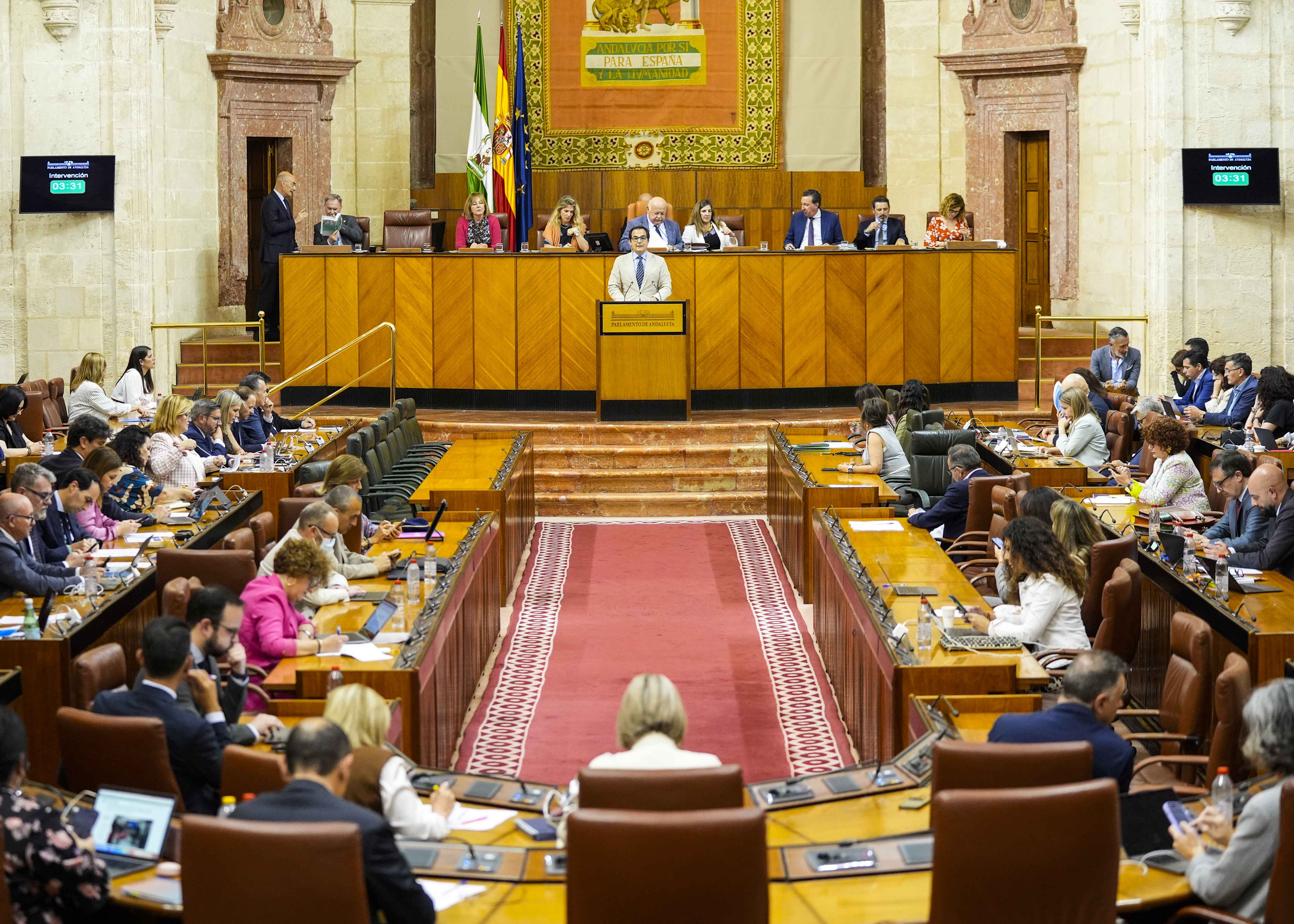       Jos Antonio Nieto, consejero de Justicia, Administracin Local y Funcin Pblica, durante su intervencin 