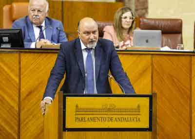 Intervencin del portavoz adjunto del G.P. Vox en Andaluca, Ricardo Lpez, tras la presentacin del informe del DPA