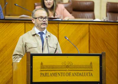 El diputado Mariano Garca expresa el parecer del G.P. Popular de Andaluca sobre el informe 