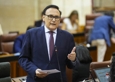 Jos Carlos Gmez Villamandos, consejero de Universidad, Investigacin e Innovacin, durante su respuesta 