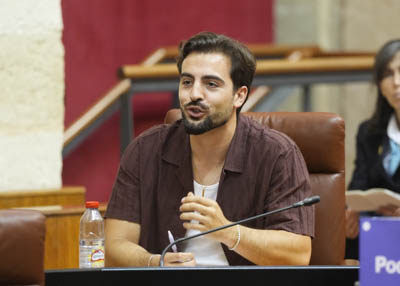 Cierra la sesin de control Jos Manuel Jurado, de Por Andaluca, con una cuestin relativa a fiscalizacin de los contratos menores de la Junta de Andaluca correspondientes a 2022 y 2023 
