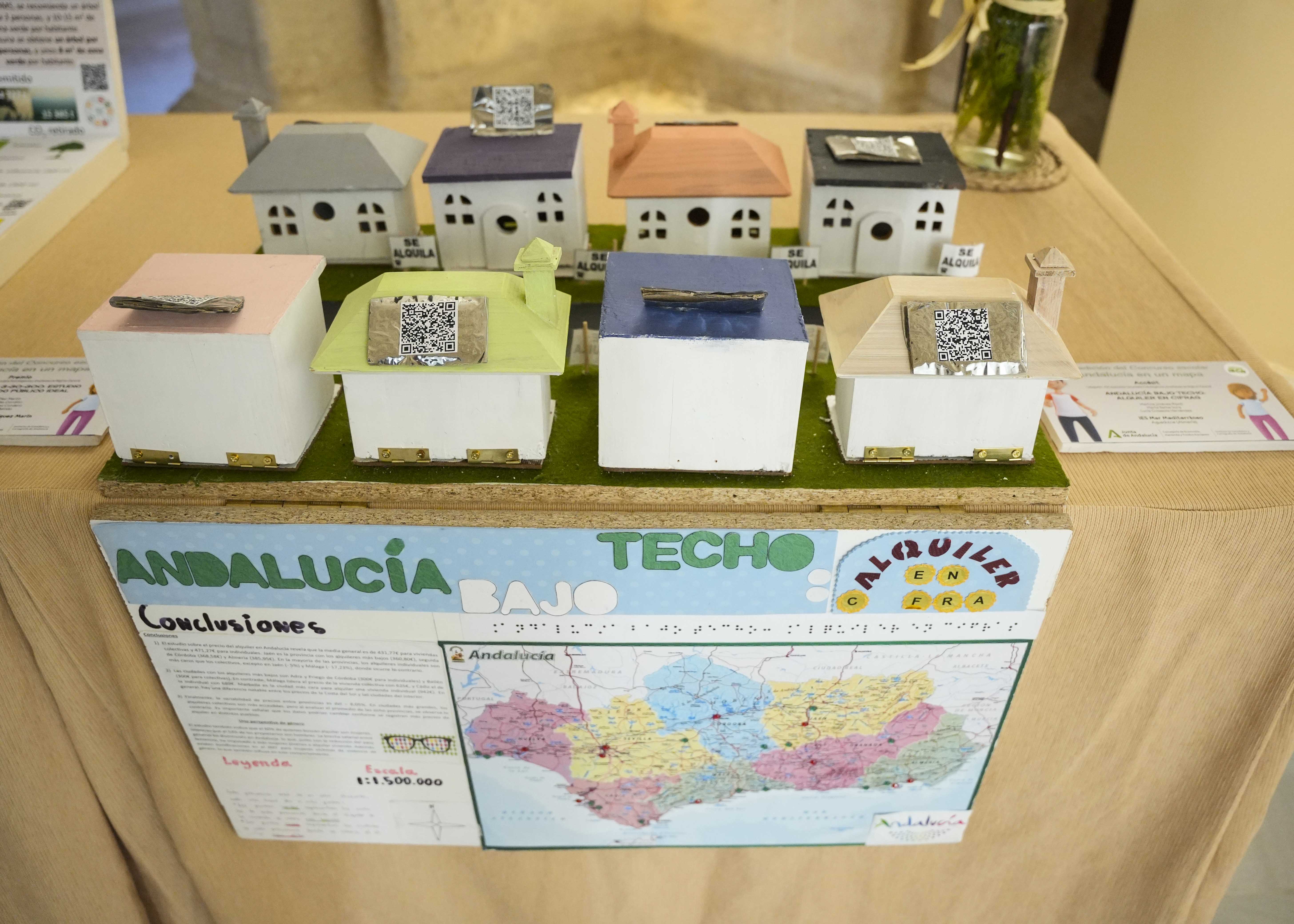 Uno de los trabajos expuestos en el saln de pasos perdidos 
