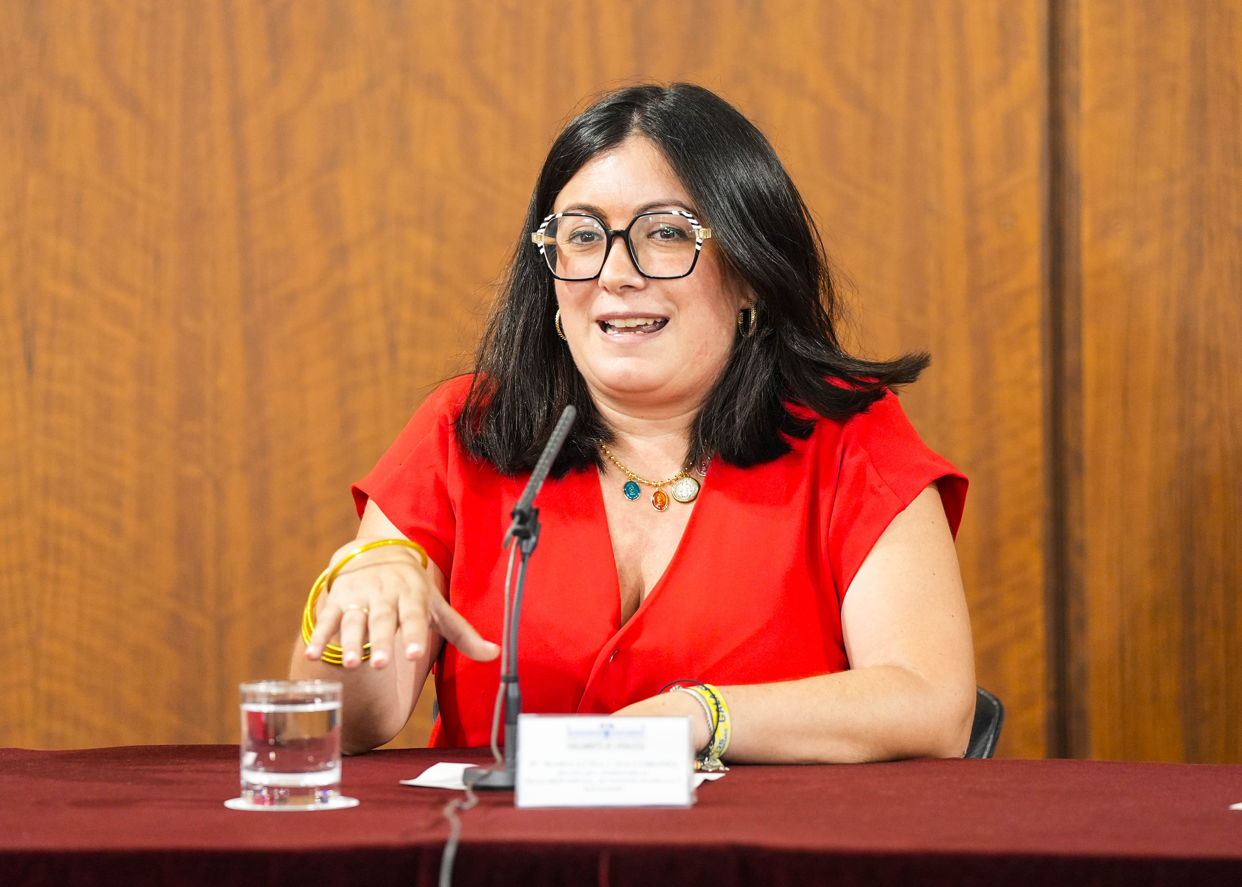  Mara Luisa Cava, delegada territorial de la Consejera de Inclusin Social, Juventud, Familias e Igualdad, pronuncia unas palabras 