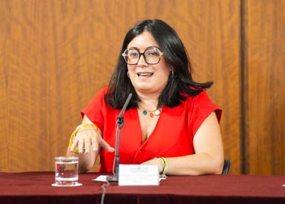  Mara Luisa Cava, delegada territorial de la Consejera de Inclusin Social, Juventud, Familias e Igualdad, pronuncia unas palabras 