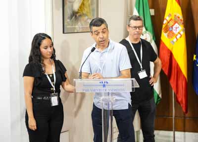 Daniel Snchez, otro de los andaluces con sordoceguera, comparte sus experiencias 