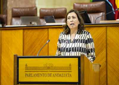 Para defender el parecer del Grupo Parlamentario Popular interviene Ana Chocano  