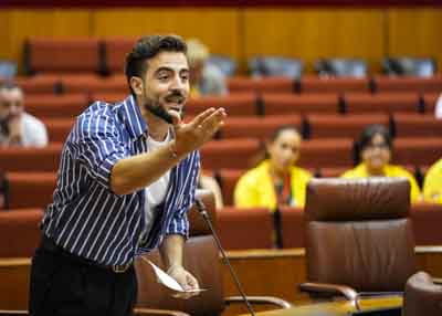 Jos Manuel Gmez, del Grupo Por Andaluca, inicia la sesin de control al Ejecutivo con una cuestin relativa al Plan INFOCA 2025  