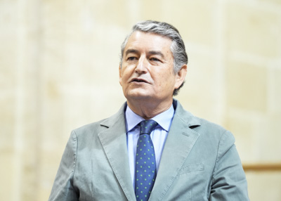 Antonio Sanz, consejero de la Presidencia, Interior, Dilogo Social y Simplificacin Administrativa, responde  