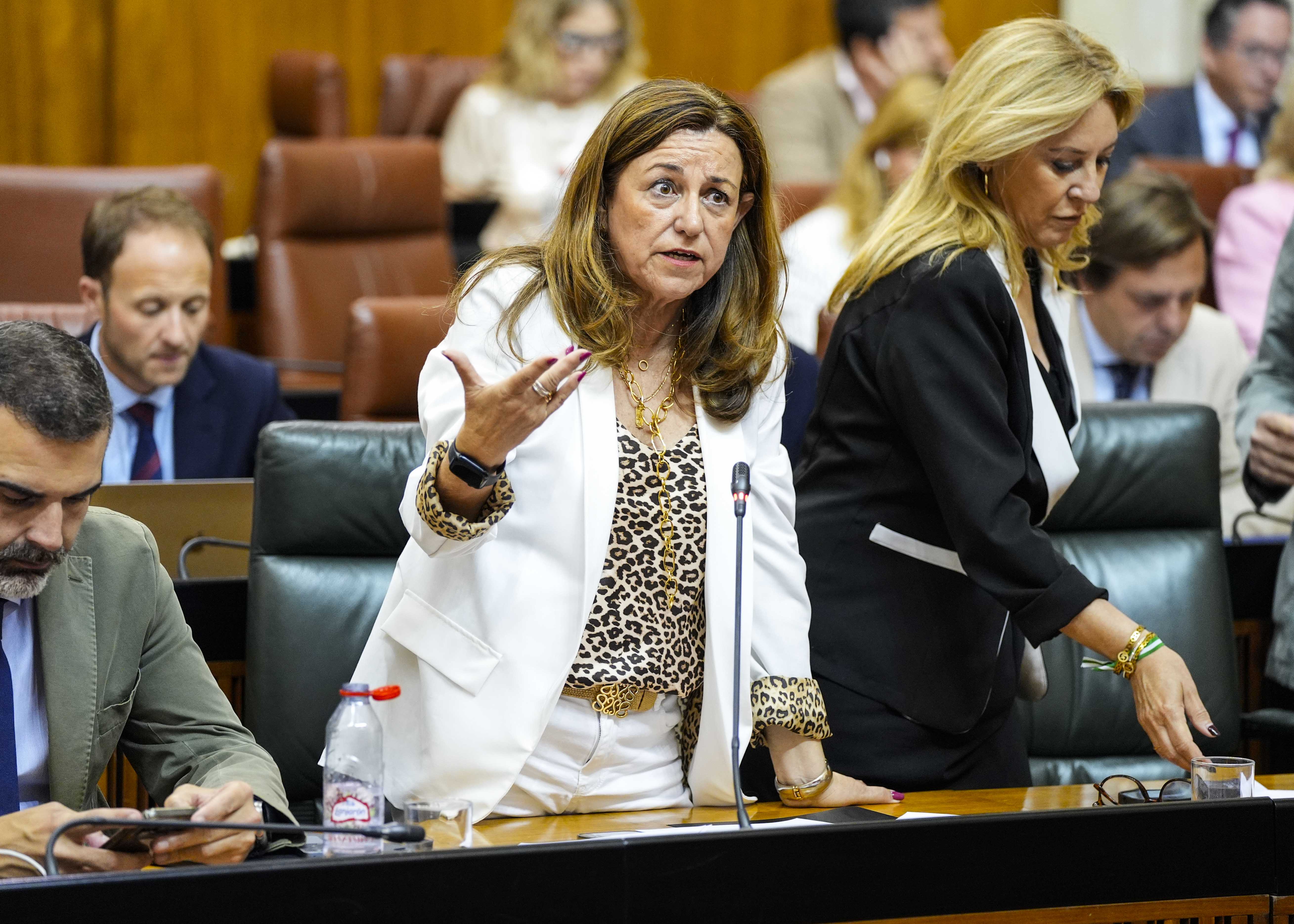 Mara del Carmen Castillo, consejera de Desarrollo Educativo y Formacin Profesional, responde 