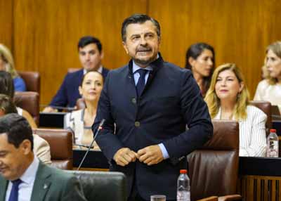 Antonio Martn, portavoz del G.P. Popular de Andaluca, cierra el turno de preguntas al presidente con una cuestin relativa a gestin de recursos pblicos en Andaluca   