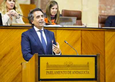  El diputado del Grupo Popular Antonio Saldaa cierra el orden del da con una PNLP relativa a adjudicaciones de obras pblicas afectadas por las mordidas del PSOE en Andaluca 