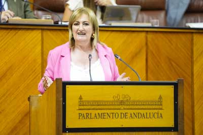 Para defender el parecer del Grupo Parlamentario Popular interviene Celia Santiago   