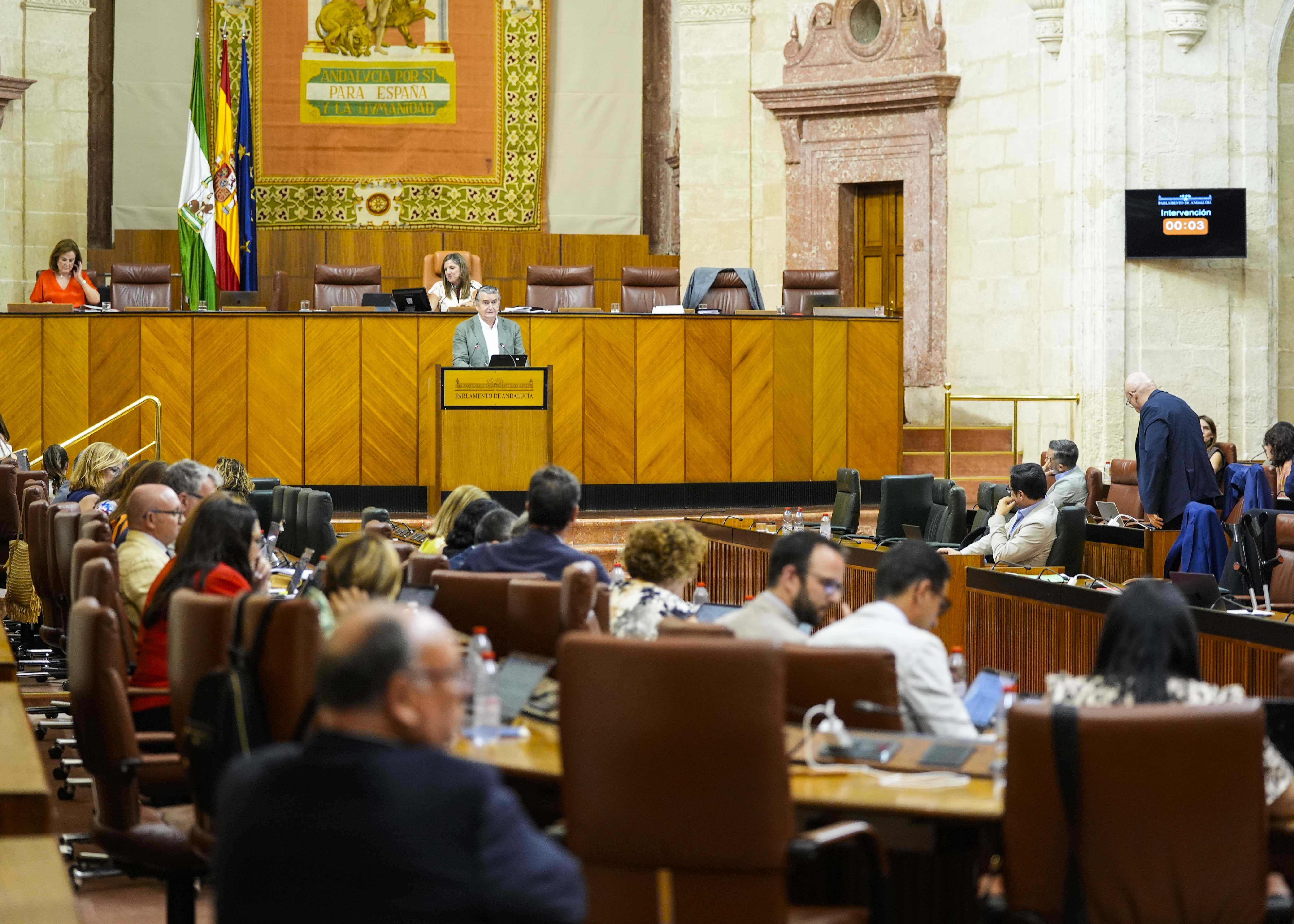 El Pleno de la Cmara al inicio del punto cuarto del orden del da 