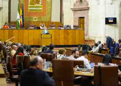 El Pleno de la Cmara al inicio del punto cuarto del orden del da 