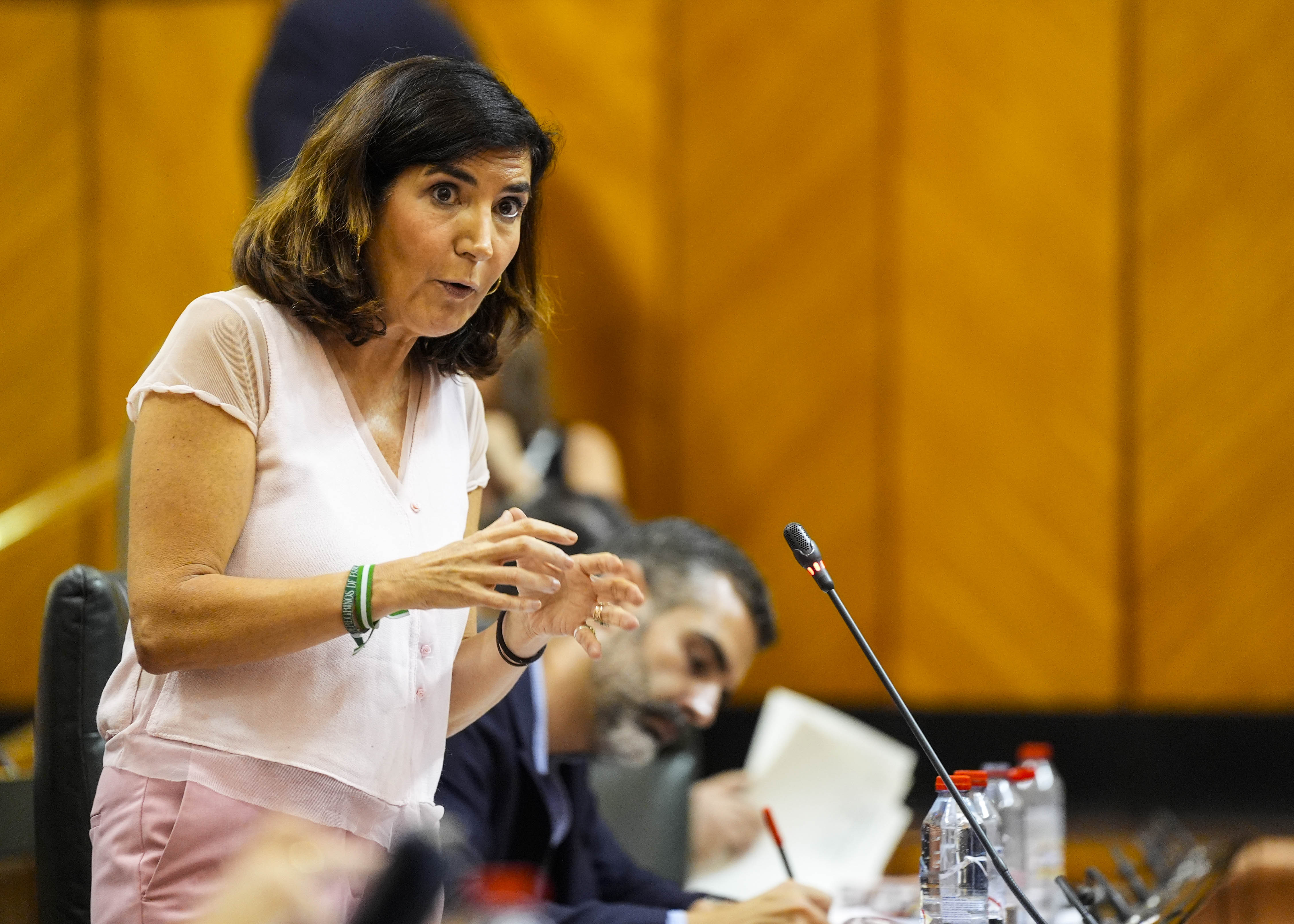 Roco Blanco, consejera de Empleo, Empresa y Trabajo Autnomo, contesta a la pregunta 