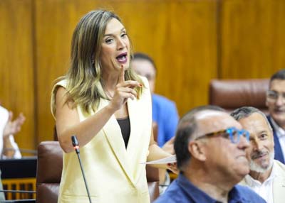 Mara Mrquez, portavoz del G.P. Socialista, pregunta al presidente sobre el funcionamiento de las instituciones andaluzas

 