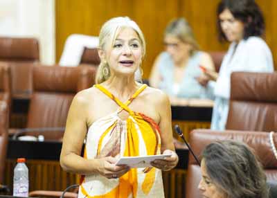 Patricia del Pozo, consejera de Cultura y Deporte responde a la pregunta de su competencia 