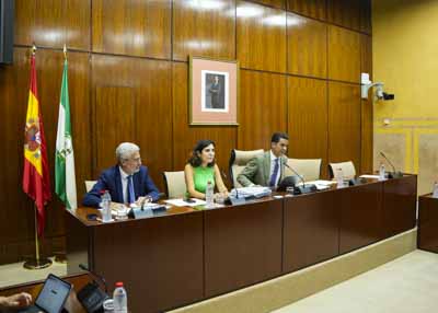 La Mesa de la Comisin de Empleo con la consejera competente en la materia, Roco Blanco  