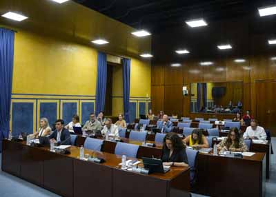  Diputados de la Comisin de Desarrollo Educativo y Formacin Profesional atienden la comparecencia de la consejera 