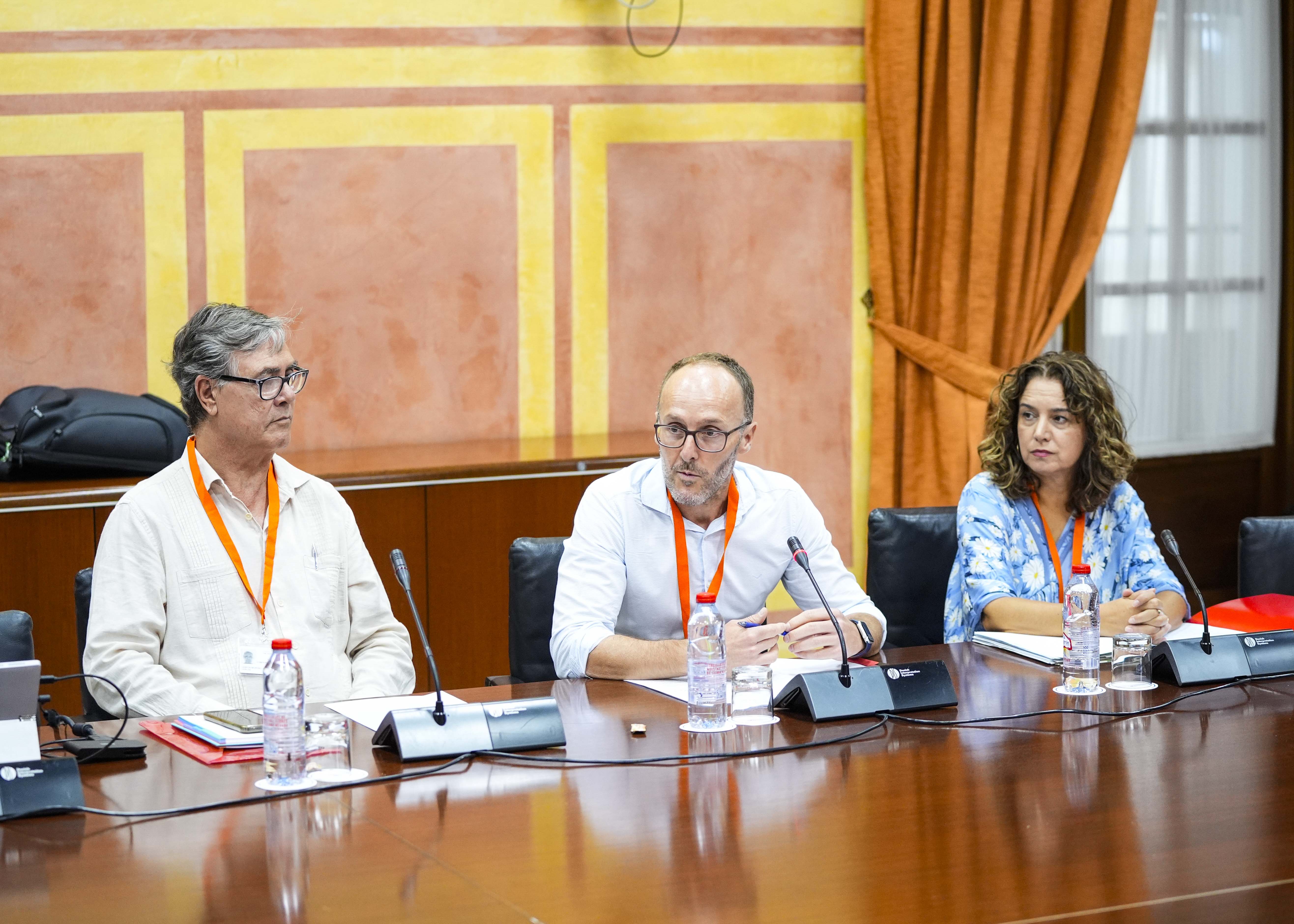   Rafael Gelo, Juan Carlos Lebrn y Sara Tejada, de UGT Andaluca
