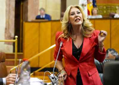 Carolina Espaa, portavoz del Gobierno y consejera de Economa, Hacienda y Fondos Europeos, contesta 