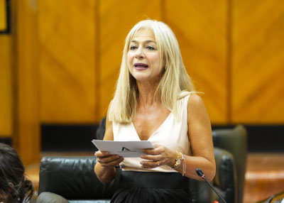 Patricia del Pozo, consejera de Cultura y Deporte, responde sobre la cuestin 