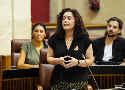 La portavoz del Grupo Por Andaluca, Inmaculada Nieto, pregunta al presidente sobre las prioridades del Gobierno andaluz para el inicio del curso poltico 