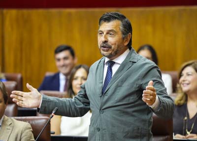 El portavoz del G.P. Popular de Andaluca, Antonio Martn, interpela al presidente del Ejecutivo sobre el avance de Andaluca 