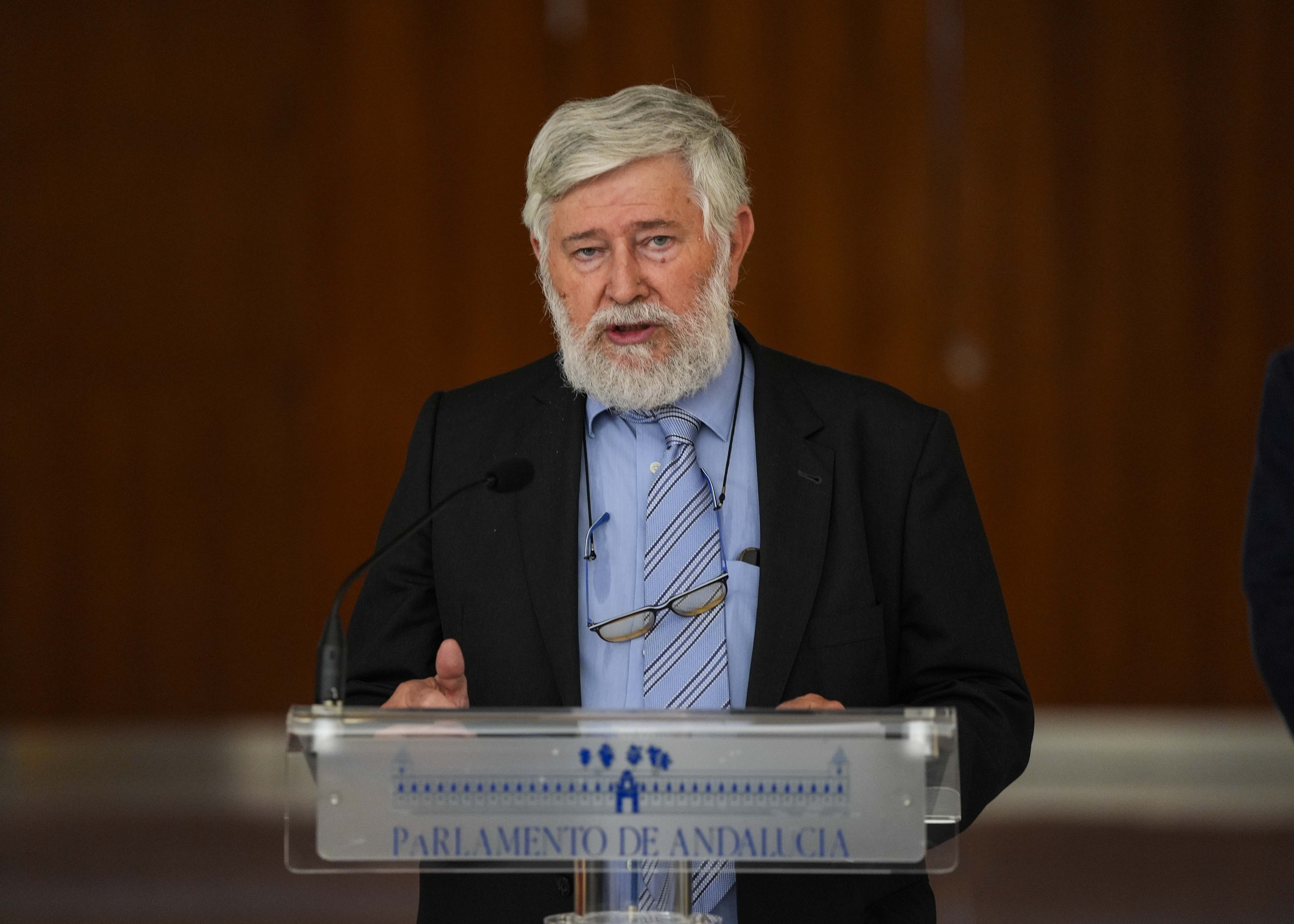 Florencio Domnguez, director del Centro Memorial de las Vctimas del Terrorismo, durante su intervencin 