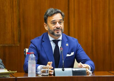 El presidente de la Cmara de Cuentas, Manuel Alejandro Cardenete, presenta un informe de fiscalizacin de gestin de residencia de mayores en la Comisin de Inclusin 
