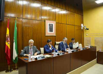 La Mesa de la Comisin de Inclusin Social con el presidente de la Cmara de Cuentas, Manuel Alejandro Cardenete 