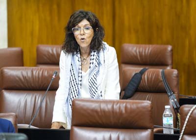 Mar�a �ngeles Prieto, del G.P. Socialista, pregunta sobre la veracidad en las listas de espera del SAS