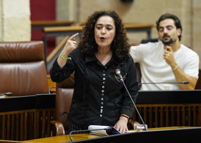 La portavoz del Grupo Por Andaluc�a, Inmaculada Nieto, pregunta al presidente sobre la educaci�n p�blica en Andaluc�a 